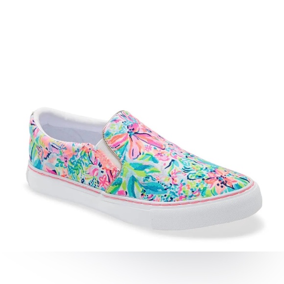 Lilly Pulitzer Shoes - Lilly Pulitzer Julie Sneaker Multi Canvas Size 6.5 Women